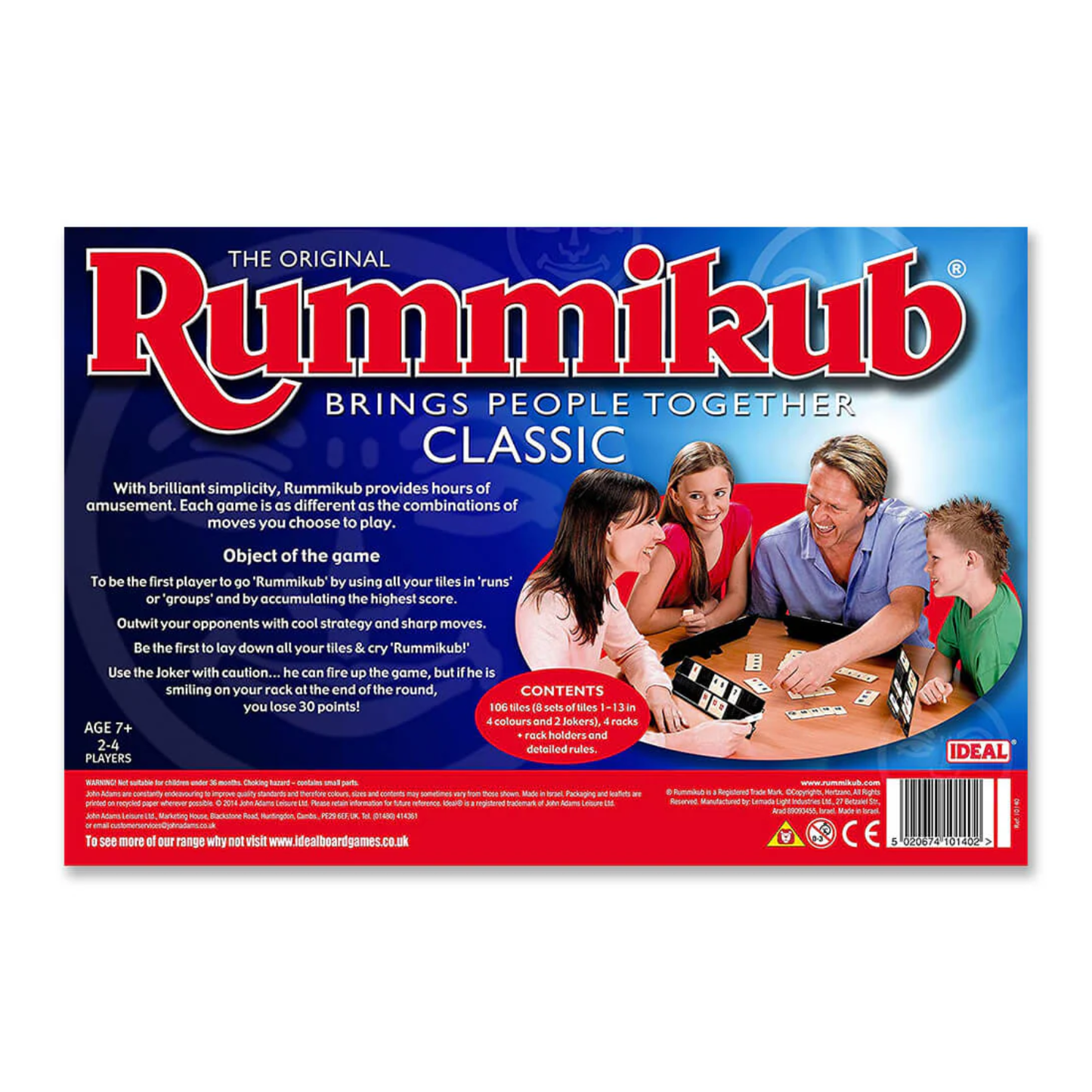 Rummikub – The Classic Numbers Strategy Game - 7+