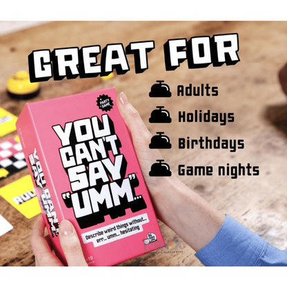 You Can’t Say “Umm…”