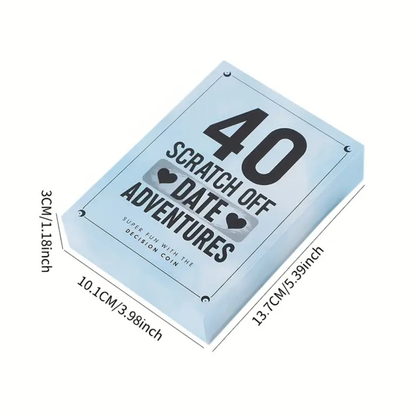 40 Date Night Adventures – Scratch Edition - Card Game