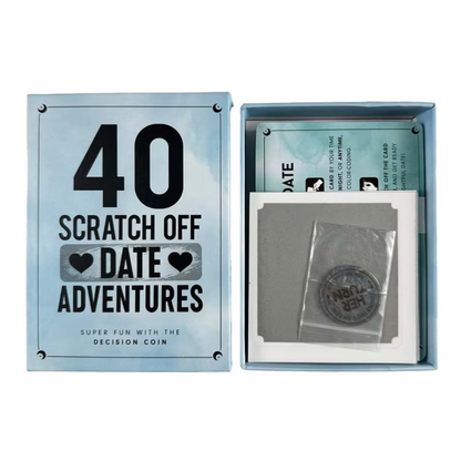 40 Date Night Adventures – Scratch Edition - Card Game