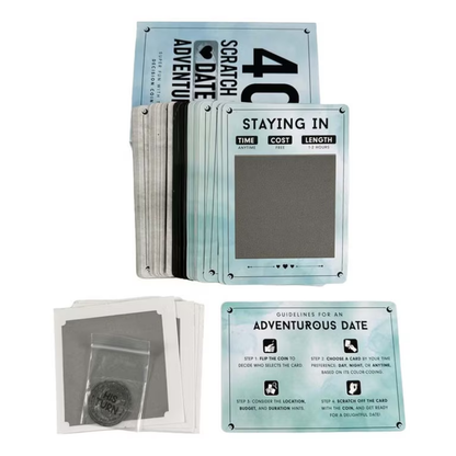 40 Date Night Adventures – Scratch Edition - Card Game