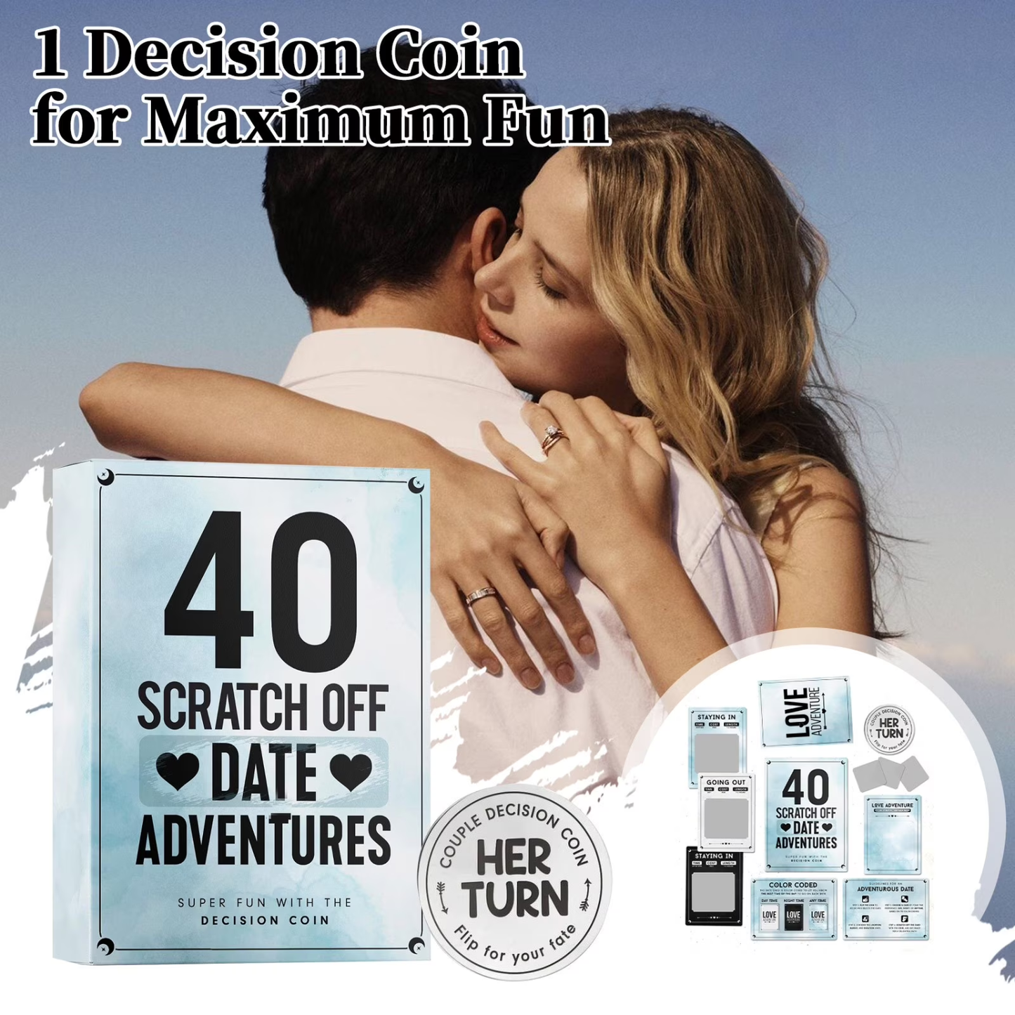 40 Date Night Adventures – Scratch Edition - Card Game
