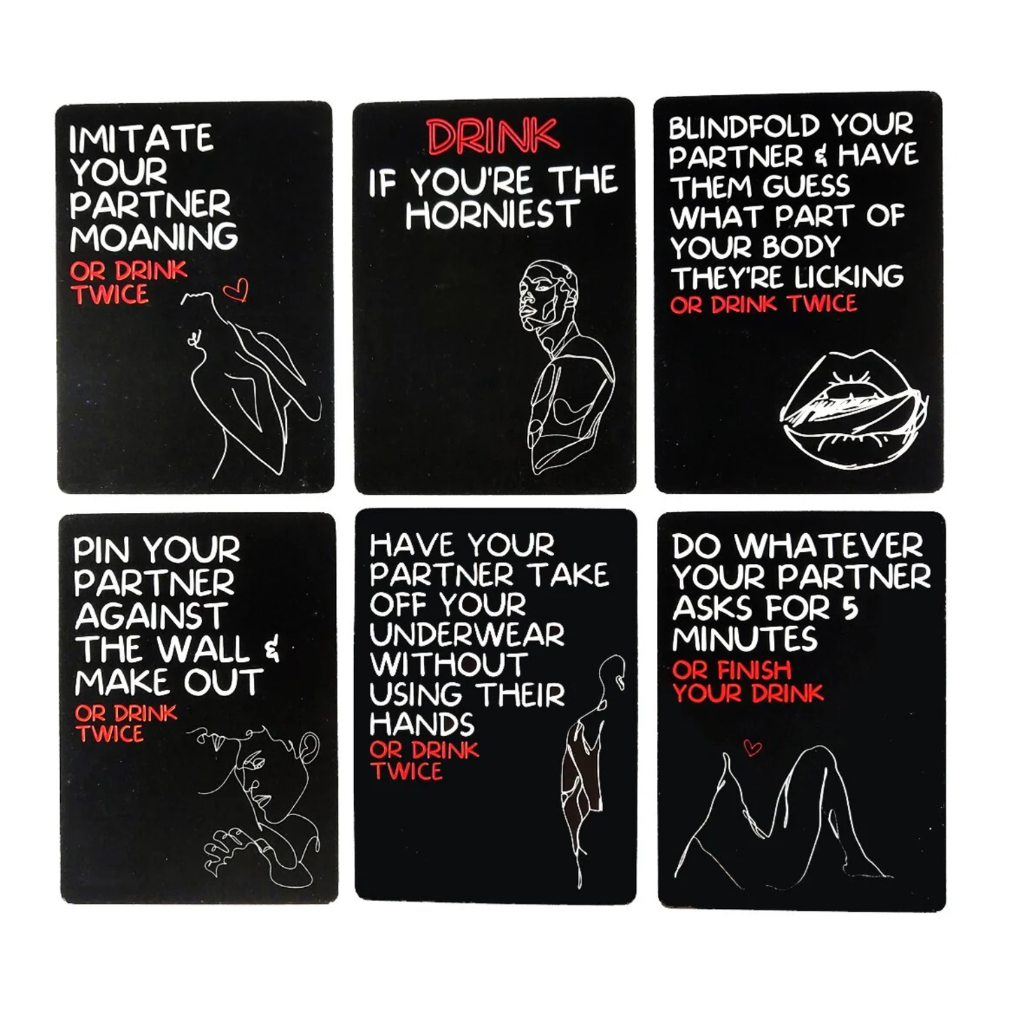 Drunk Desires – Couples Drinking Card Game
