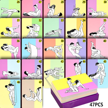 S** Positions Cards - Happies Intimacy - 18+ Only