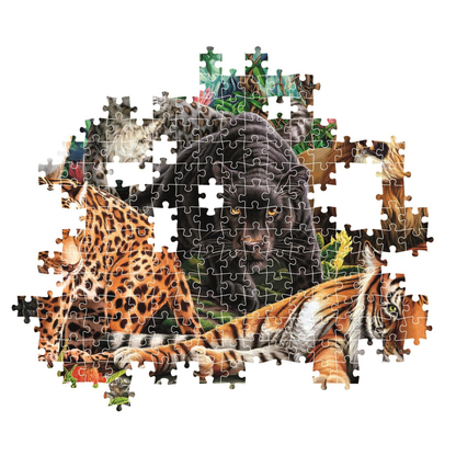 Clementoni Puzzles - Majestic Wild Cats – 500 Pieces