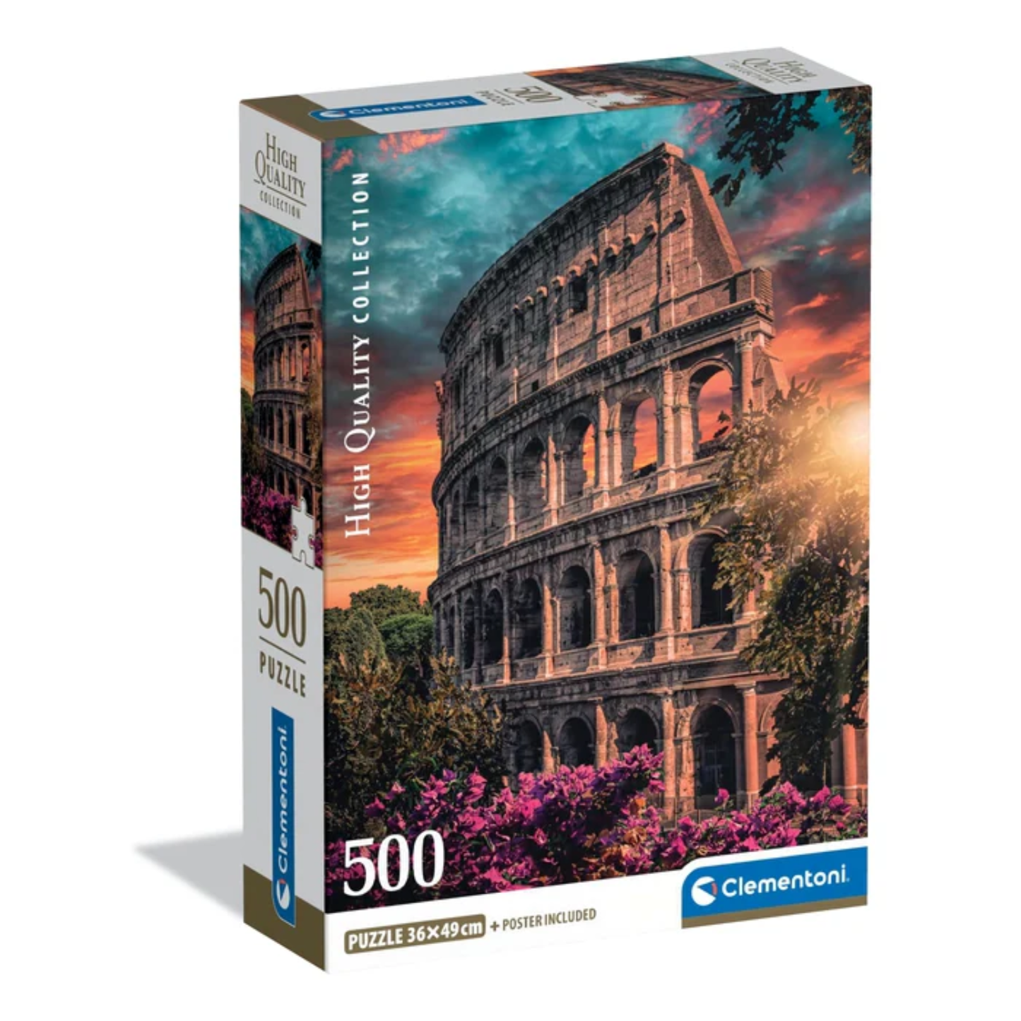 Clementoni Puzzles - Colosseum at Sunset – 500 Pieces