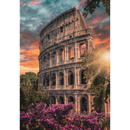 Clementoni Puzzles - Colosseum at Sunset – 500 Pieces