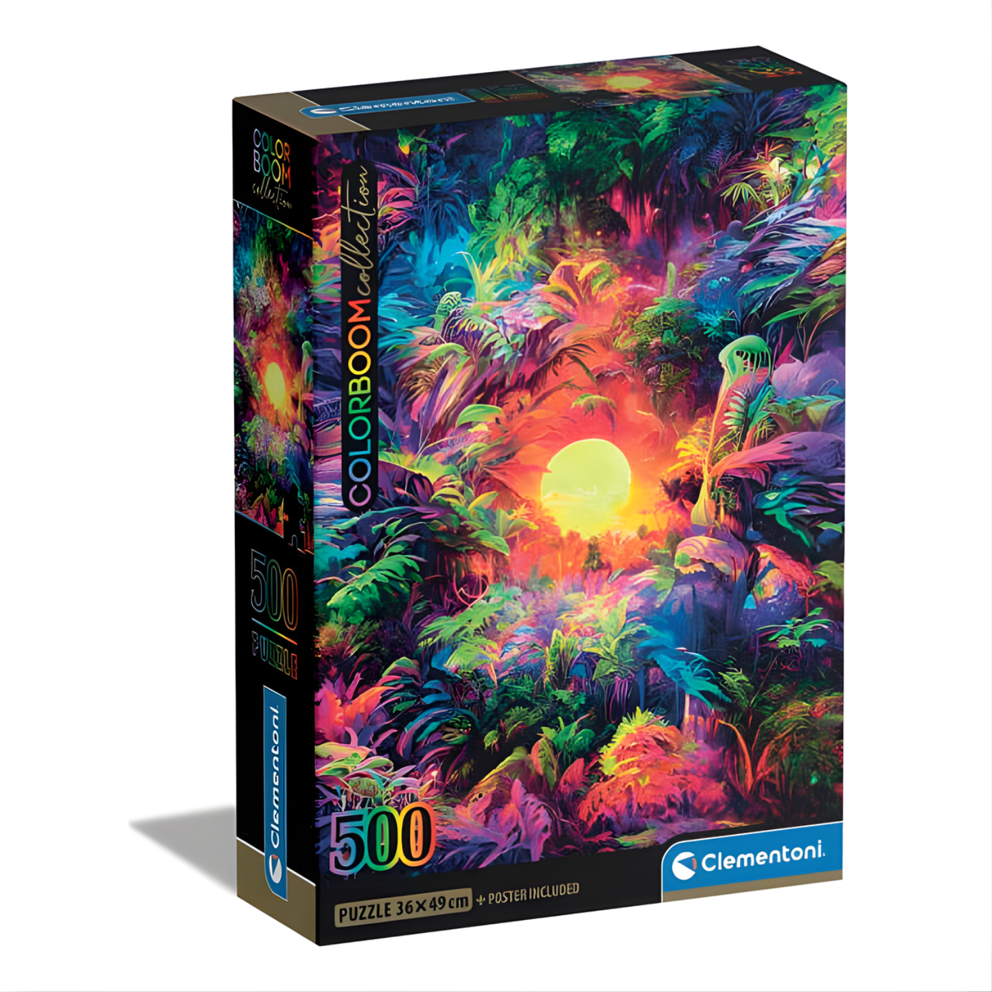 Clementoni – ColorBoom Collection Puzzle (Psychadelic Jungle) – 500 Pieces