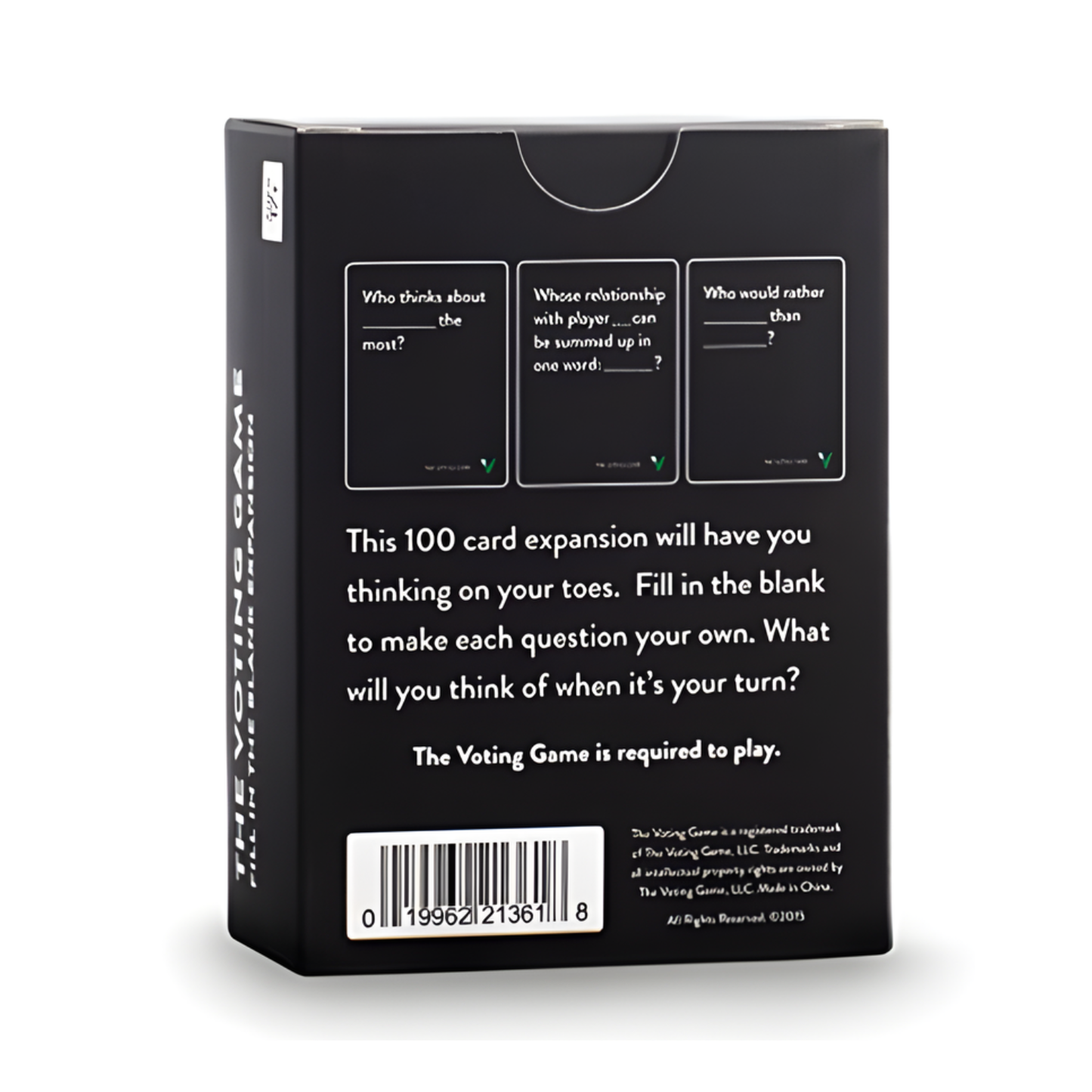 The Voting Game Expansion - Revealing Party Card Game