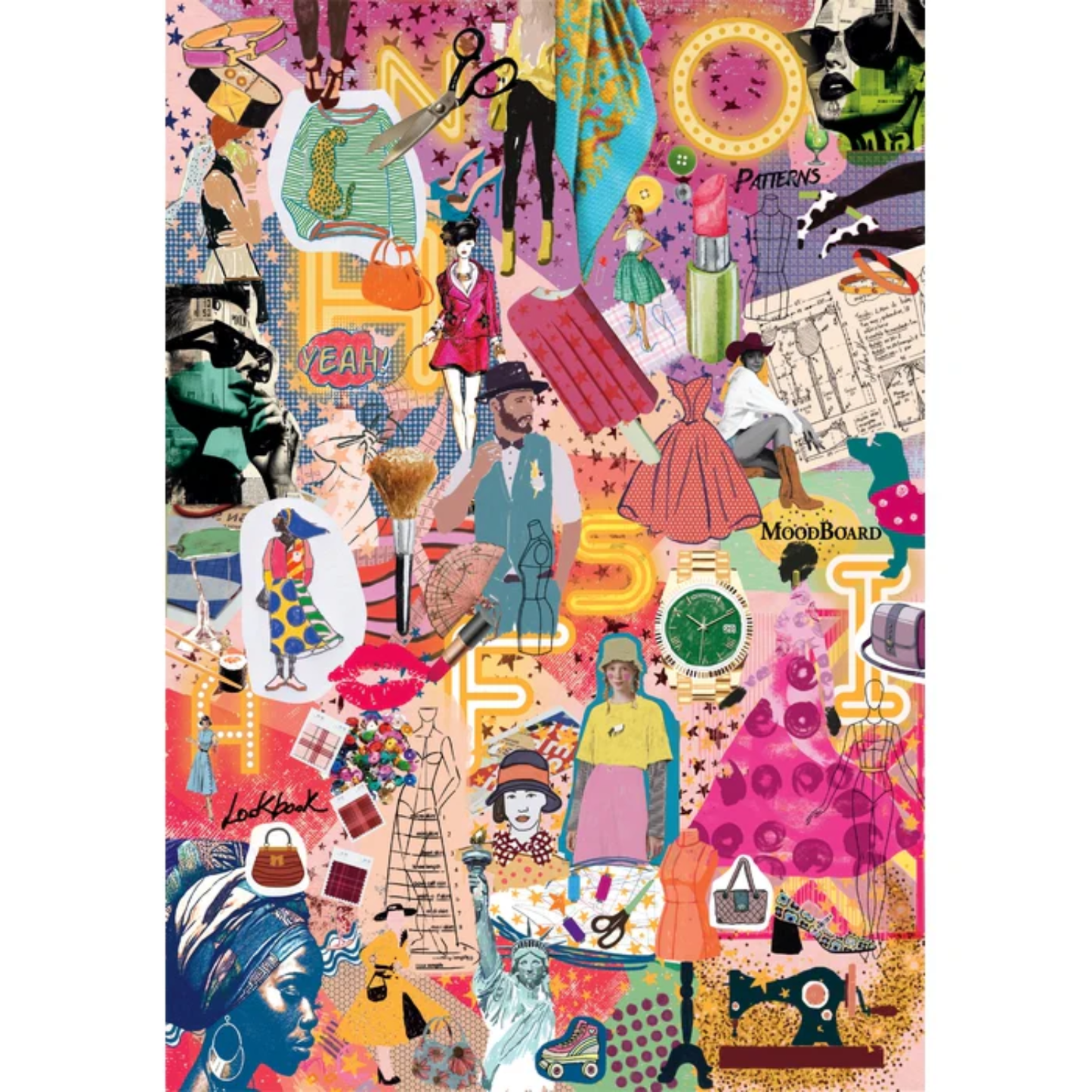 Clementoni More Is More: Fashion & Design – 1000-Piece Puzzle