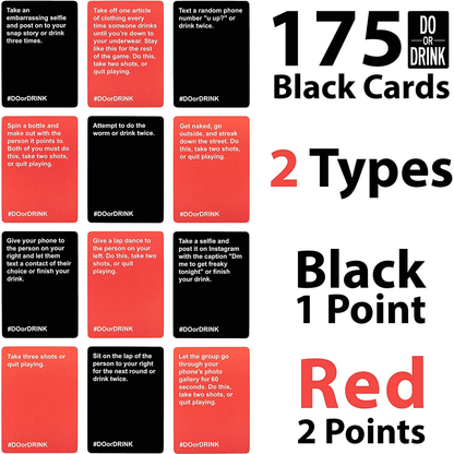Do or Drink – The Savage Party Card Game - 18+ Only