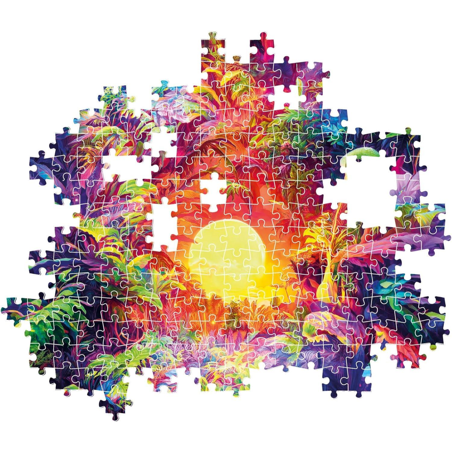 Clementoni – ColorBoom Collection Puzzle (Psychadelic Jungle) – 500 Pieces