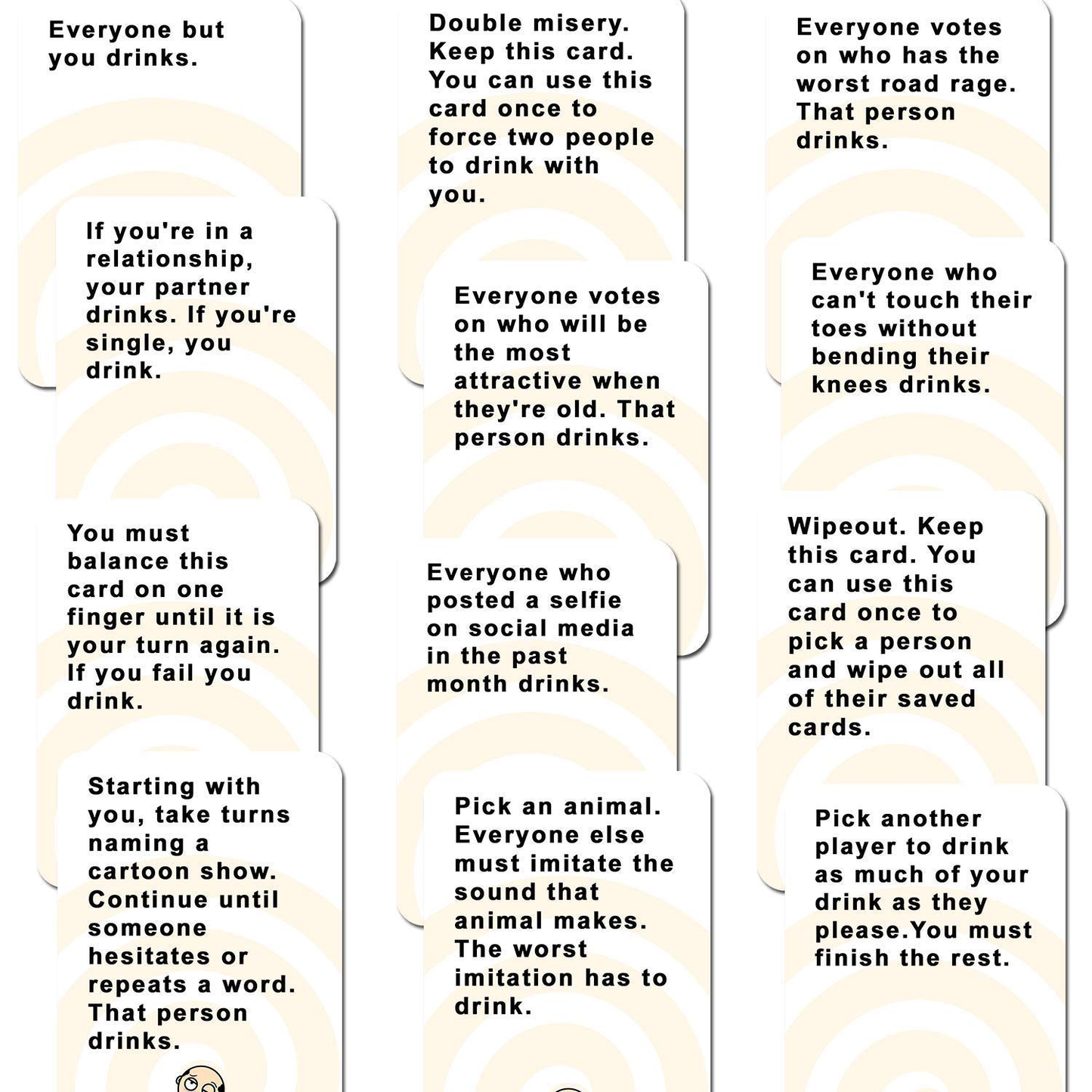 These Cards Will Get You Drunk Too - Drinking Party Card Game - 18+ Only