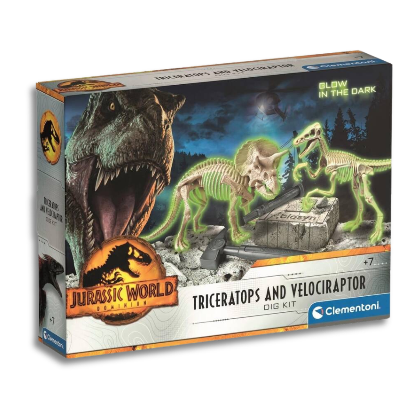 Jurassic World Triceratops & Velociraptor Dig Kit