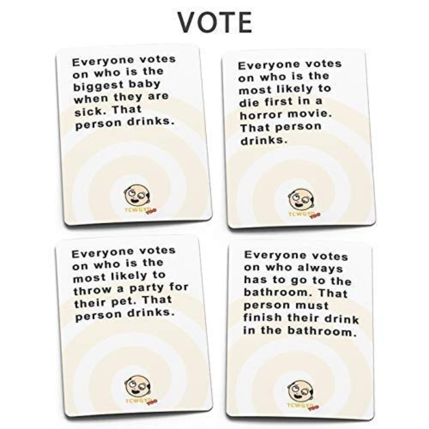 These Cards Will Get You Drunk Too - Drinking Party Card Game - 18+ Only