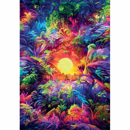 Clementoni – ColorBoom Collection Puzzle (Psychadelic Jungle) – 500 Pieces