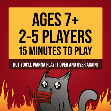 Exploding Kittens (Red Edition) The internet’s favorite party card game - Age: 7+