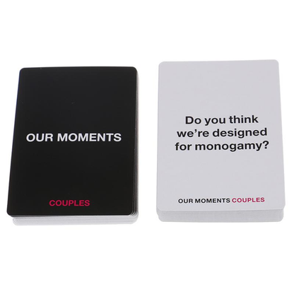 Our Moments Couples - Real Questions. Real Connection -  Couples Card Game - 16+