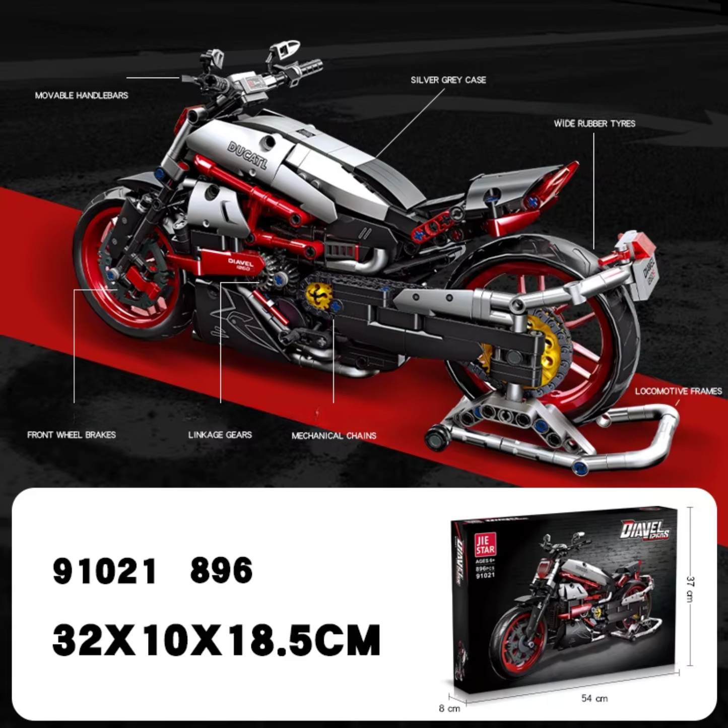 Night Rod Motorcycle – 896PCS