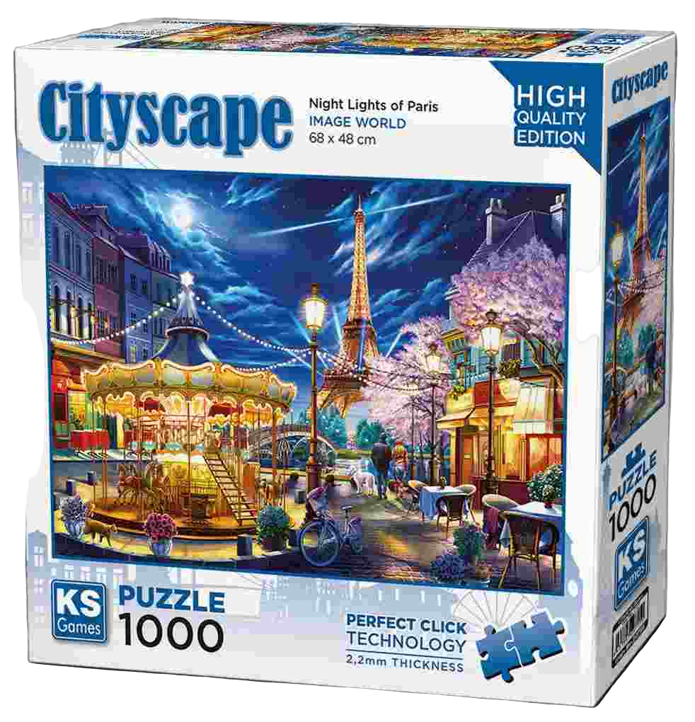 Night Lights Of Paris Ks Puzzle 1000 Pieces