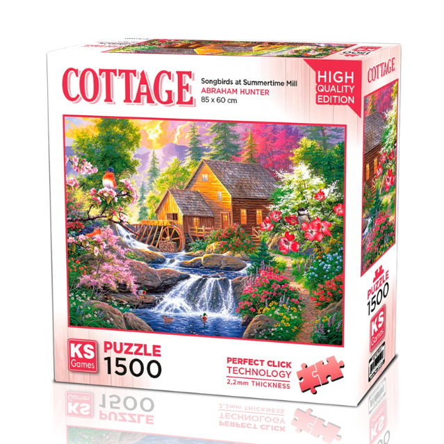 Songbirds At Summertime Mill Ks Puzzle 1500 Pieces