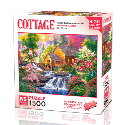 Songbirds At Summertime Mill Ks Puzzle 1500 Pieces