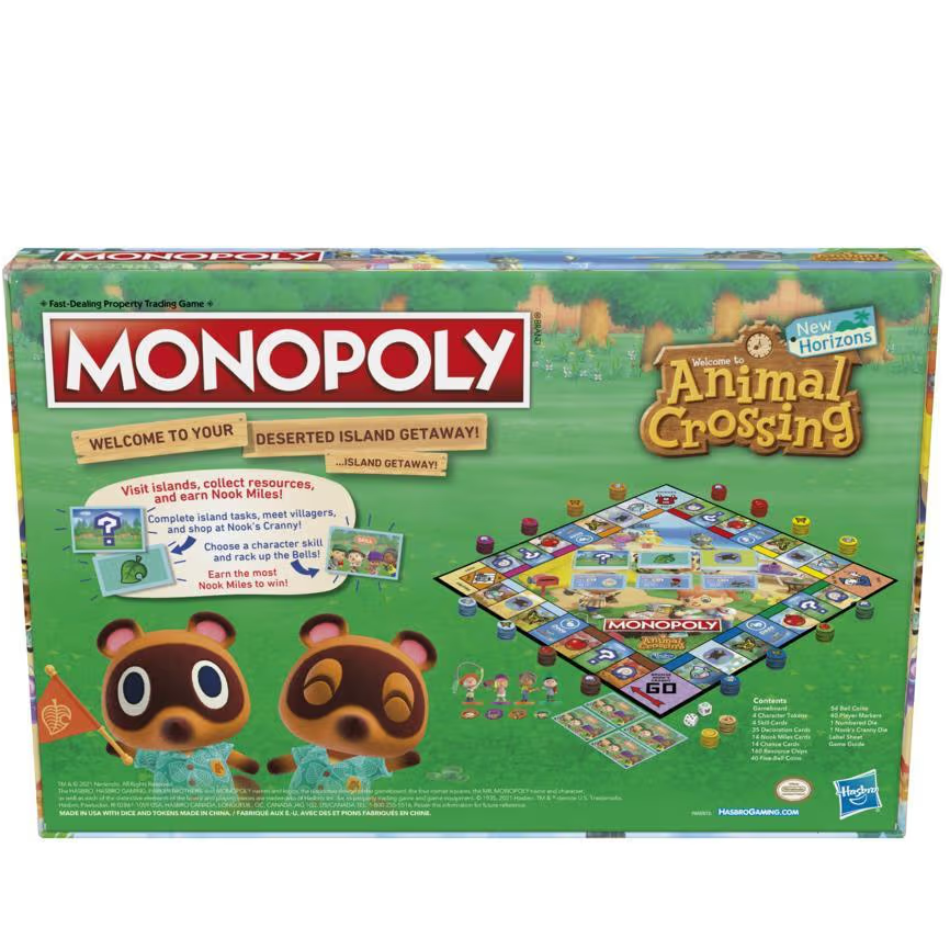Monopoly Animal Crossing: New Horizons Edition