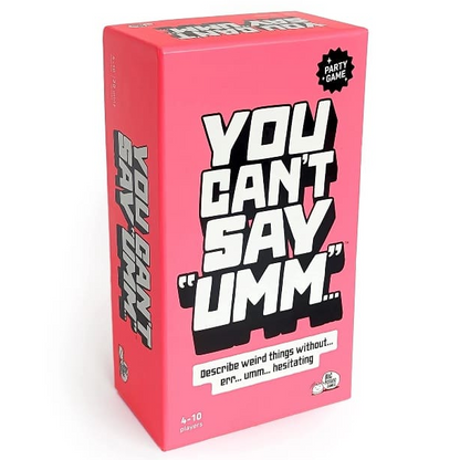 You Can’t Say “Umm…”